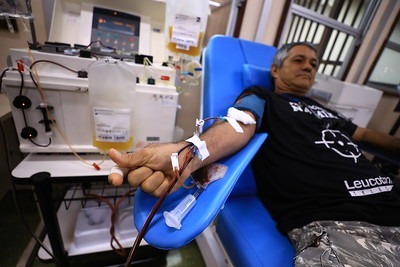 Doar sangue salva vidas.